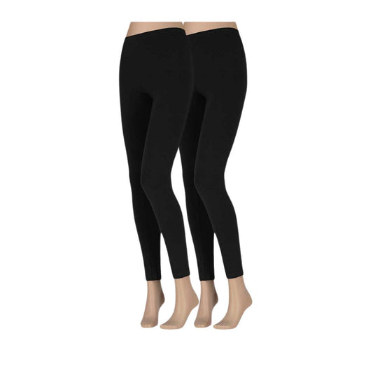 Leggings Damen – Baumwolle – 2er-Pack