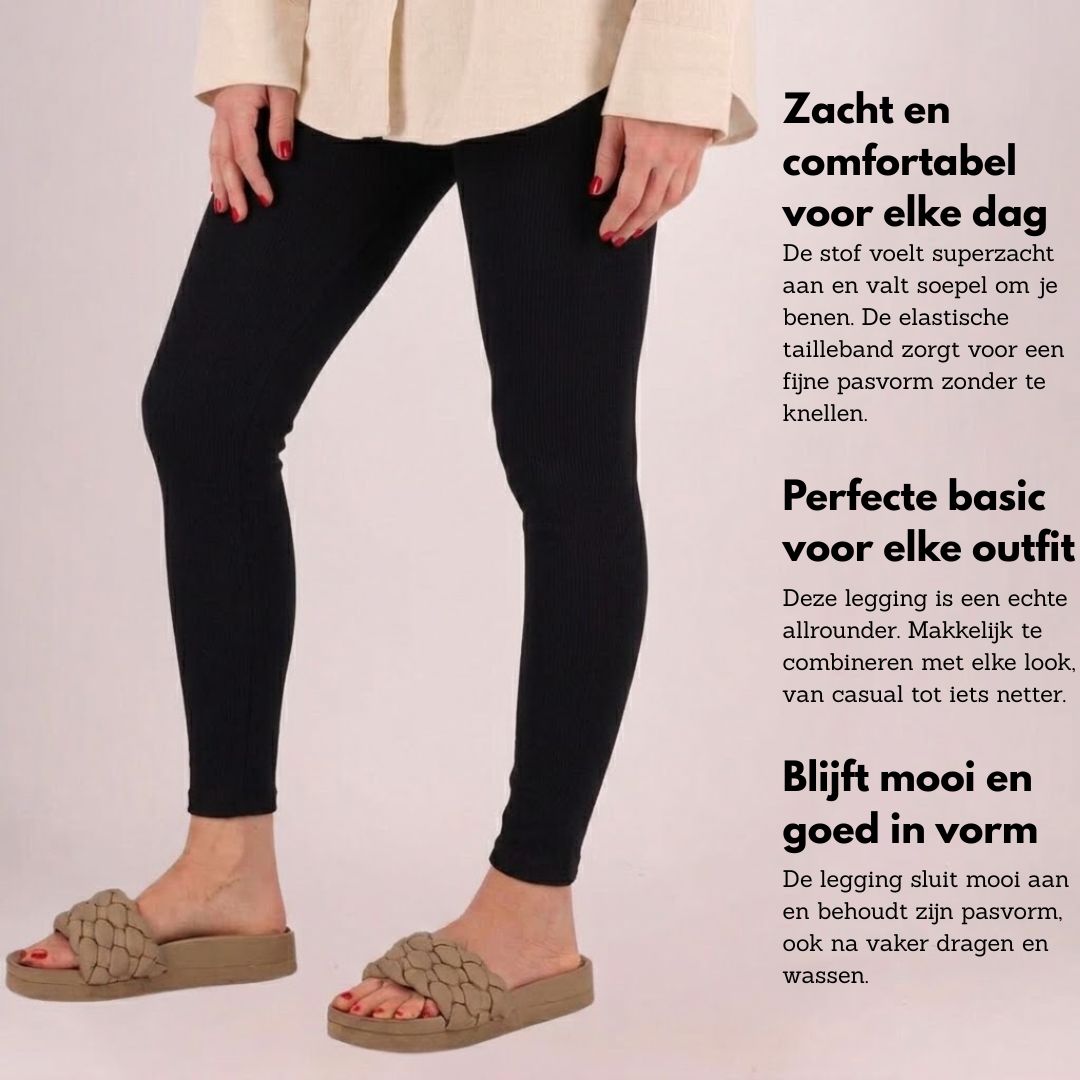 Legginsy damskie - bawełna - 2-pak