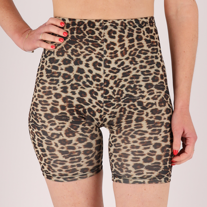 Korte legging dames - Bikershort - Leopard/Zebra Design