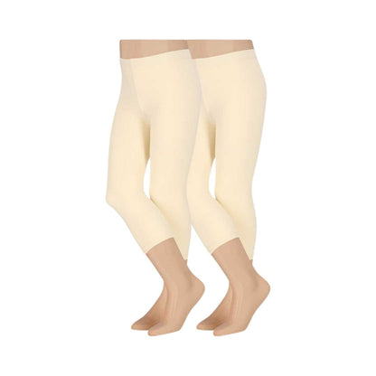 Leggings Mädchen - Capri - Baumwolle - 2er-Pack