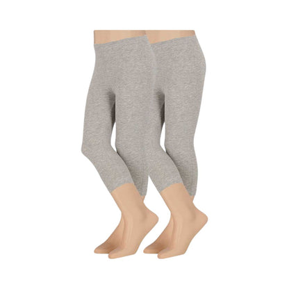 Leggings Mädchen - Capri - Baumwolle - 2er-Pack