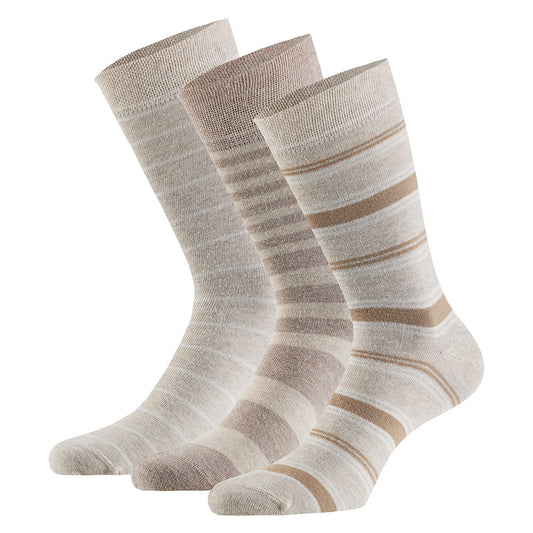 Socken aus Bio-Baumwolle für Männer - Beige - 6 Paare