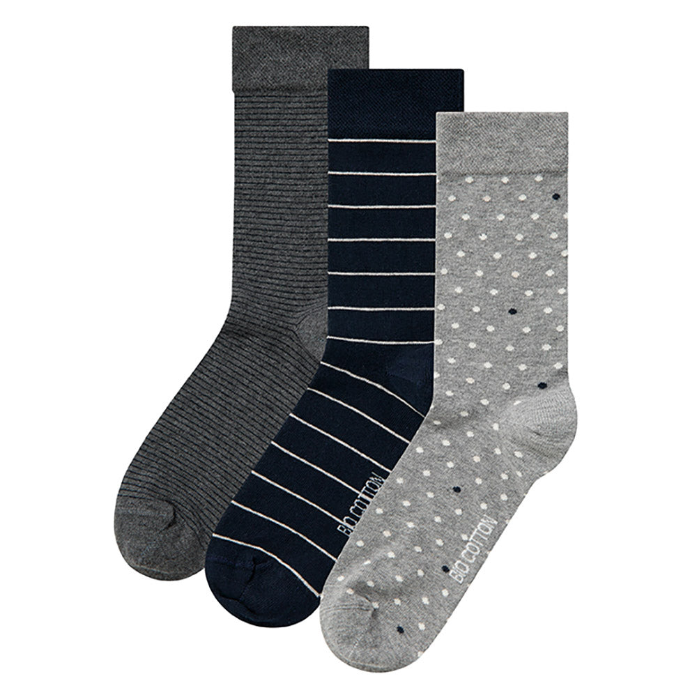 Socken aus Bio-Baumwolle für Frauen - Multi Grey - 6er-Pack