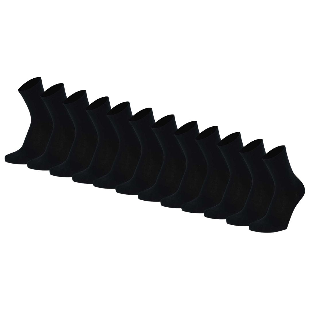 Basic-Kindersocken – Bio-Baumwolle – 12er-Pack