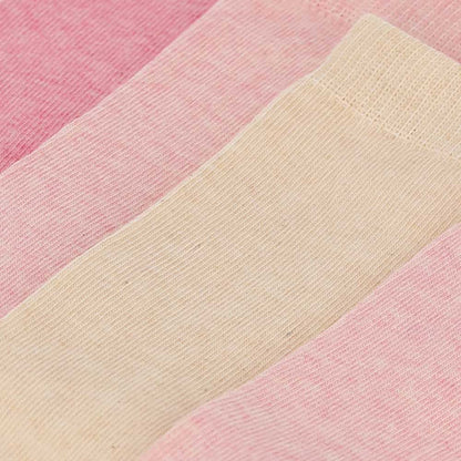 Basic-Kindersocken – Bio-Baumwolle – Rosa – 4er-Pack