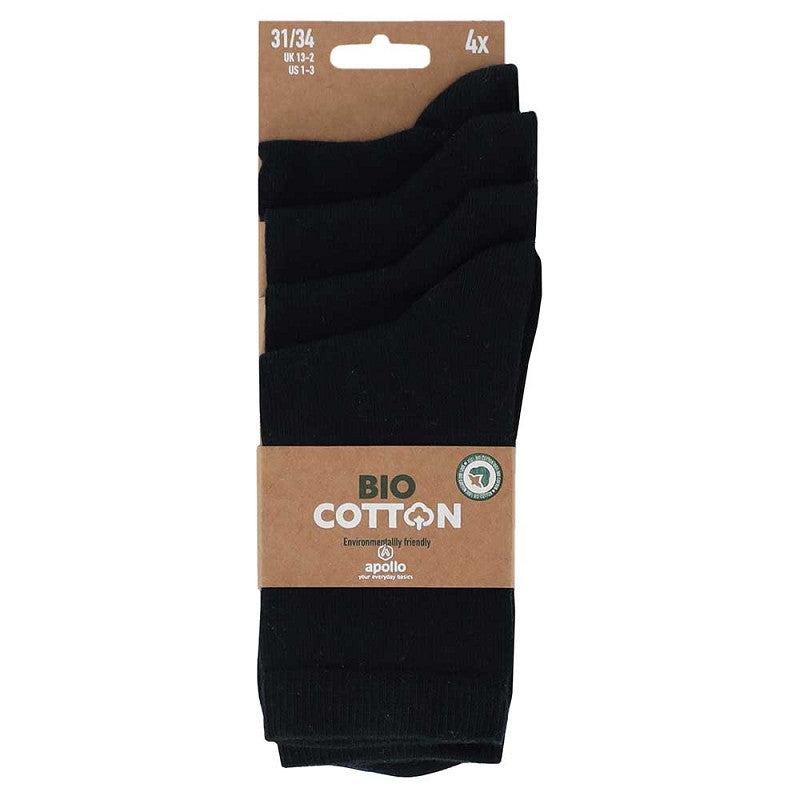 Basic-Kindersocken – Bio-Baumwolle – 12er-Pack