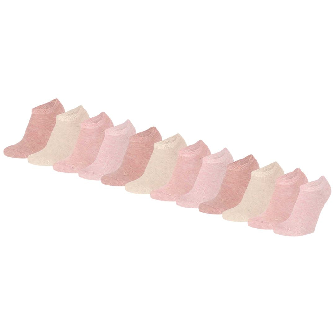 Sneaker-Socken für Kinder aus Bio-Baumwolle – 4er-Pack – Pink