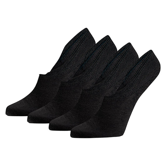 Chaussettes de sport en coton bio - Noir - 4 paires