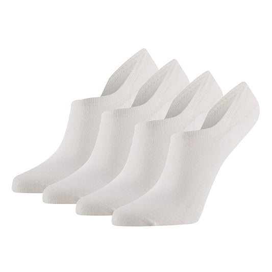 Chaussettes de sport en coton bio - Blanc - 4 paires