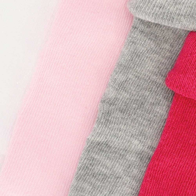 Chaussettes bébé en coton - Lot de 4 - Multi Pink - 6/12M