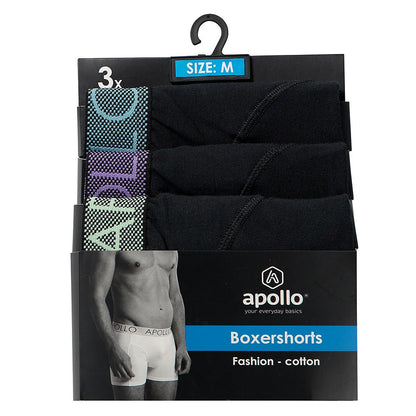 Boxershort heren zwart 3-pack