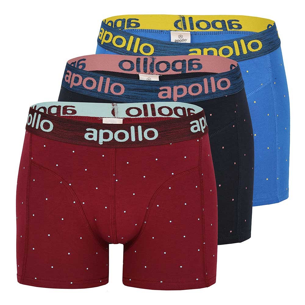 Boxershort Heren Basis kleuren met stip