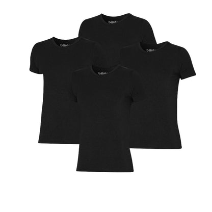 Bamboe T-Shirt Heren - V-Hals - 4-Pack Voordeelpakket