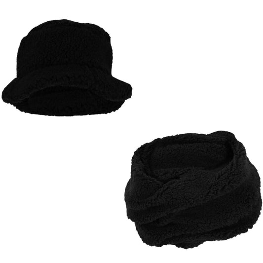 Colsjaal & Hoed - Teddy Wol - One Size