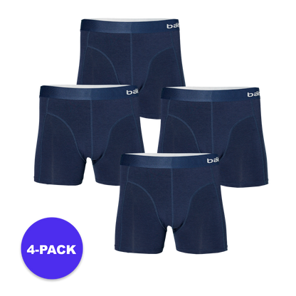 Bambus-Boxershorts Herren schwarz