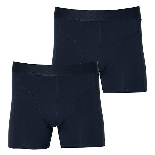 Boxershorts aus Bio-Baumwolle für Herren - Marineblau