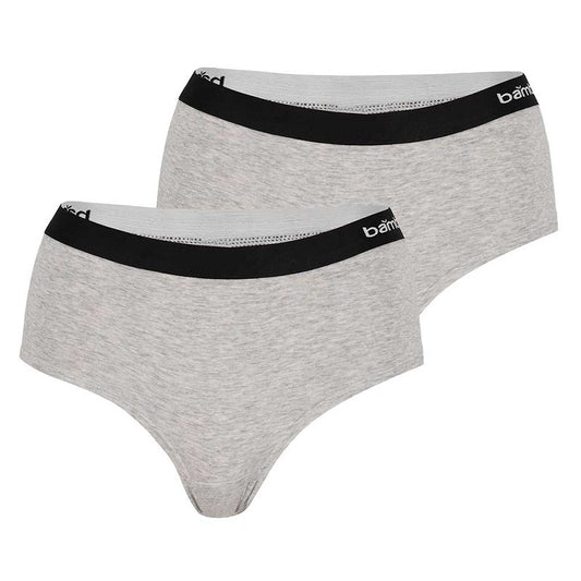 Bambus-Hipster Damen - Grau - 2er-Pack