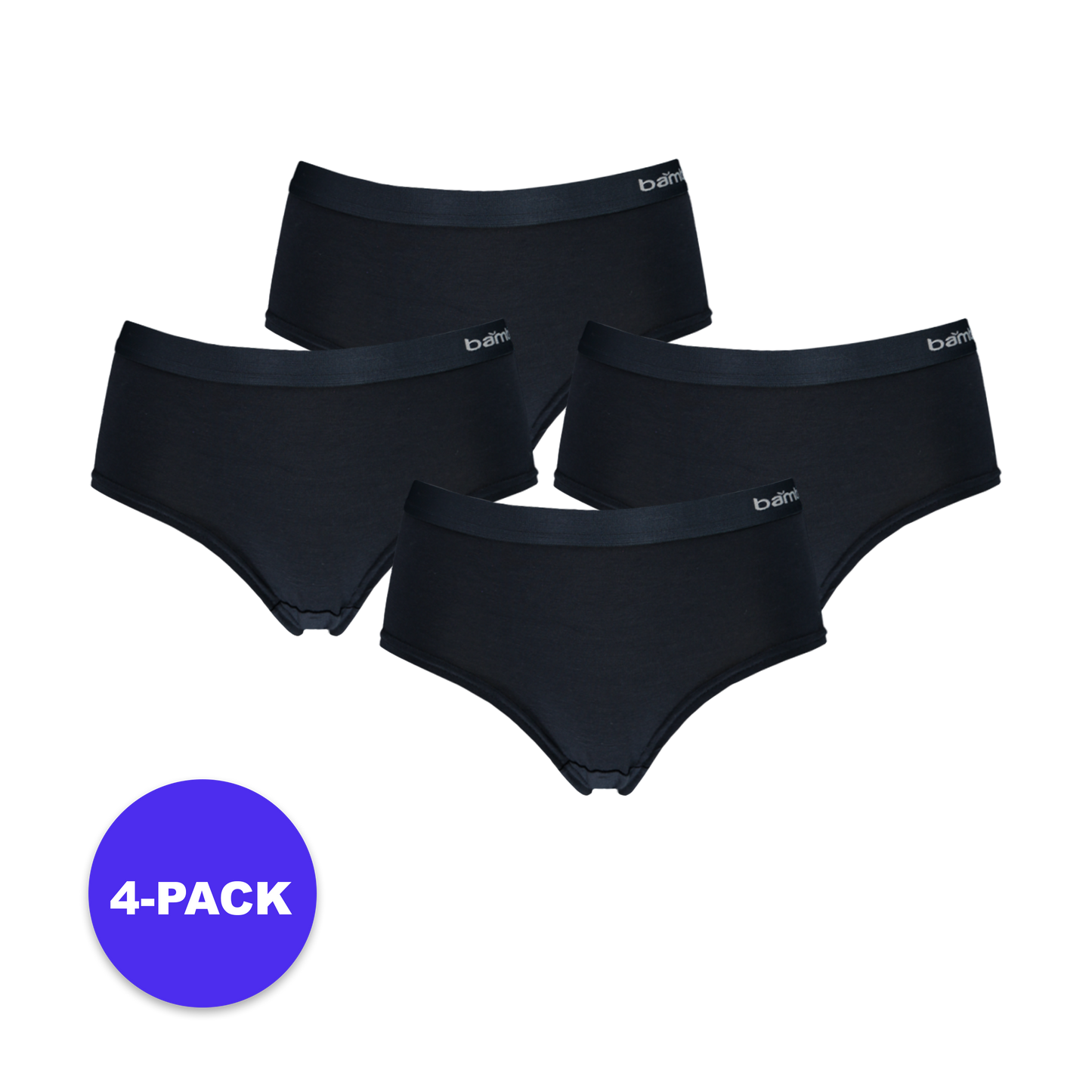 Bamboe Hipsters Dames - 4-Pack - Voordeelpakket