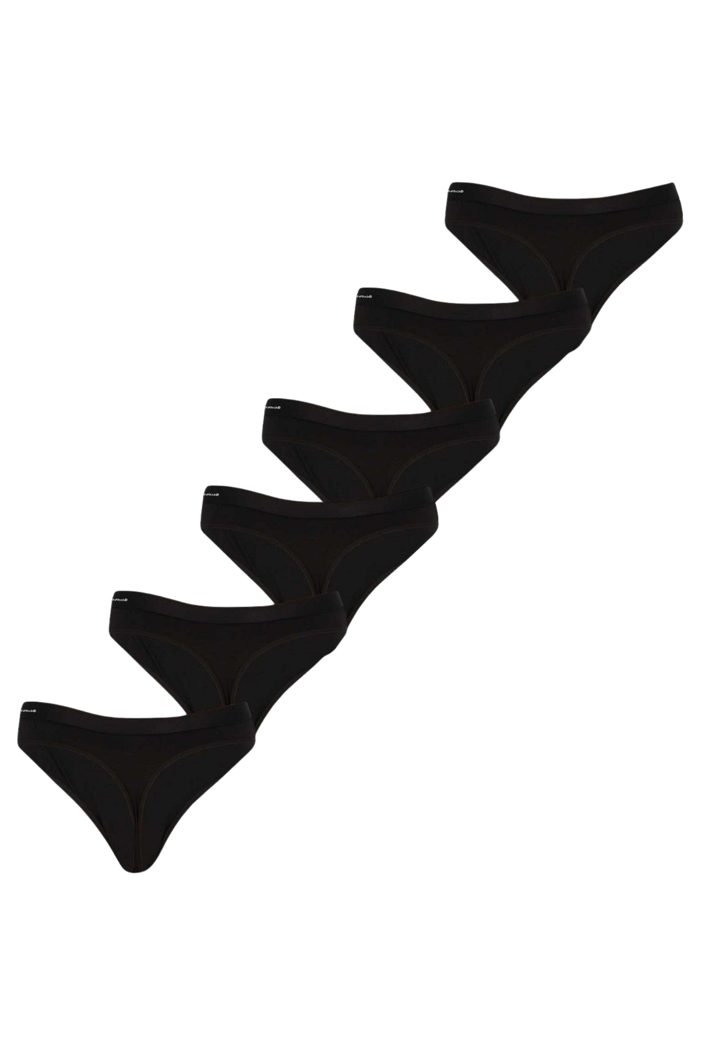 Bambus-Tangas für Damen – 6er-Pack