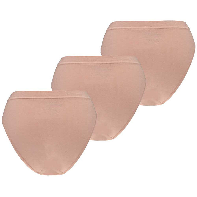 Bambus-Hüftslips für Damen – Schwarz – 3er-Pack