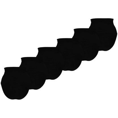 Bambus-Slips mit hoher Taille – Schwarz – 3er-Pack