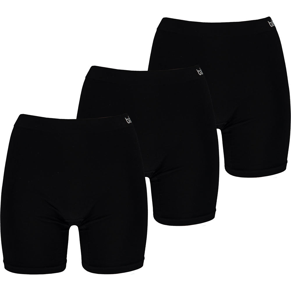 Bamboe Short Naadloos - Zwart/Wit - 3-Pak