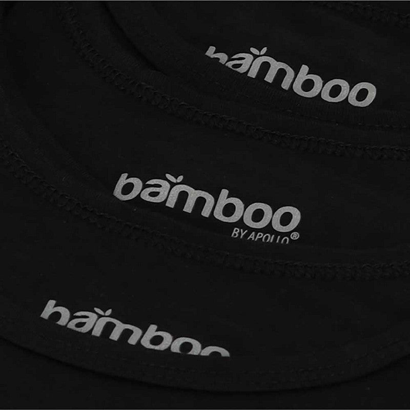 Bamboo Jungen Hemd - Schwarz - 6er-Pack - Vorteilspack