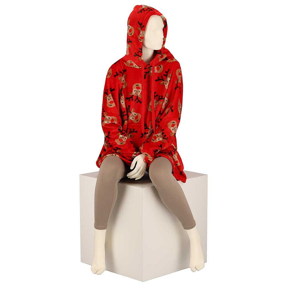 Huggle Hoodie Kerst -  Dames - One Size