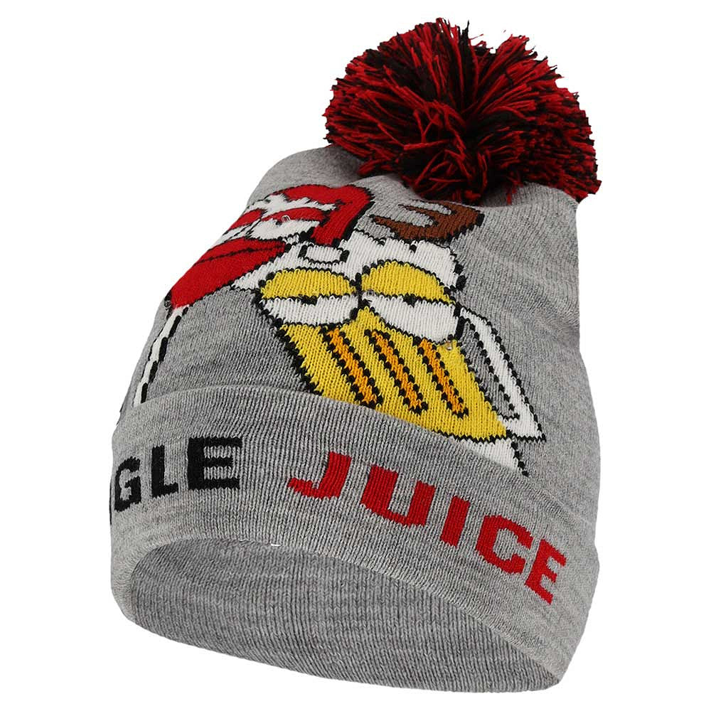Kerstmuts met lampjes - Christmas rocks one size - met pompon