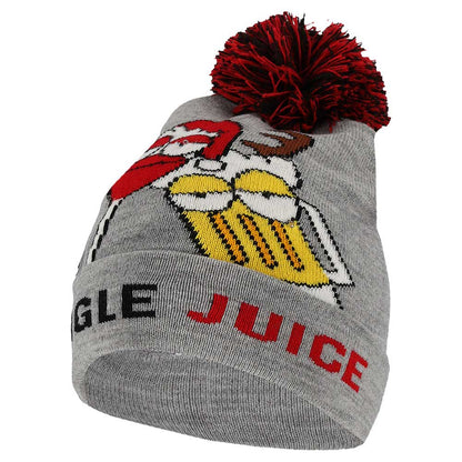 Kerstmuts met lampjes - Christmas rocks one size - met pompon