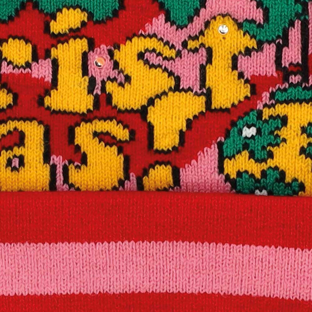 Weihnachtsmütze mit Lichtern - Christmas Rocks Einheitsgröße