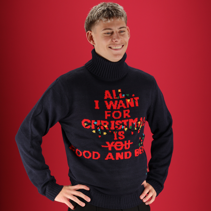 Kerst trui - Heren - Turtleneck