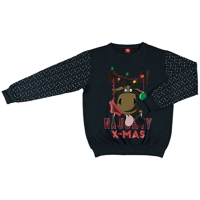 Pull de Noël pour hommes - Naughty Christmas