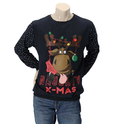 Pull de Noël pour hommes - Naughty Christmas