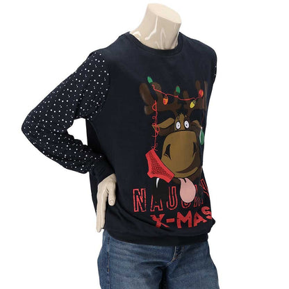 Pull de Noël pour hommes - Naughty Christmas