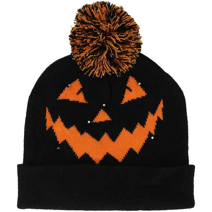 Bonnet Halloween avec Led - Taille unique