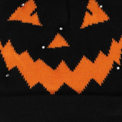 Bonnet Halloween avec Led - Taille unique