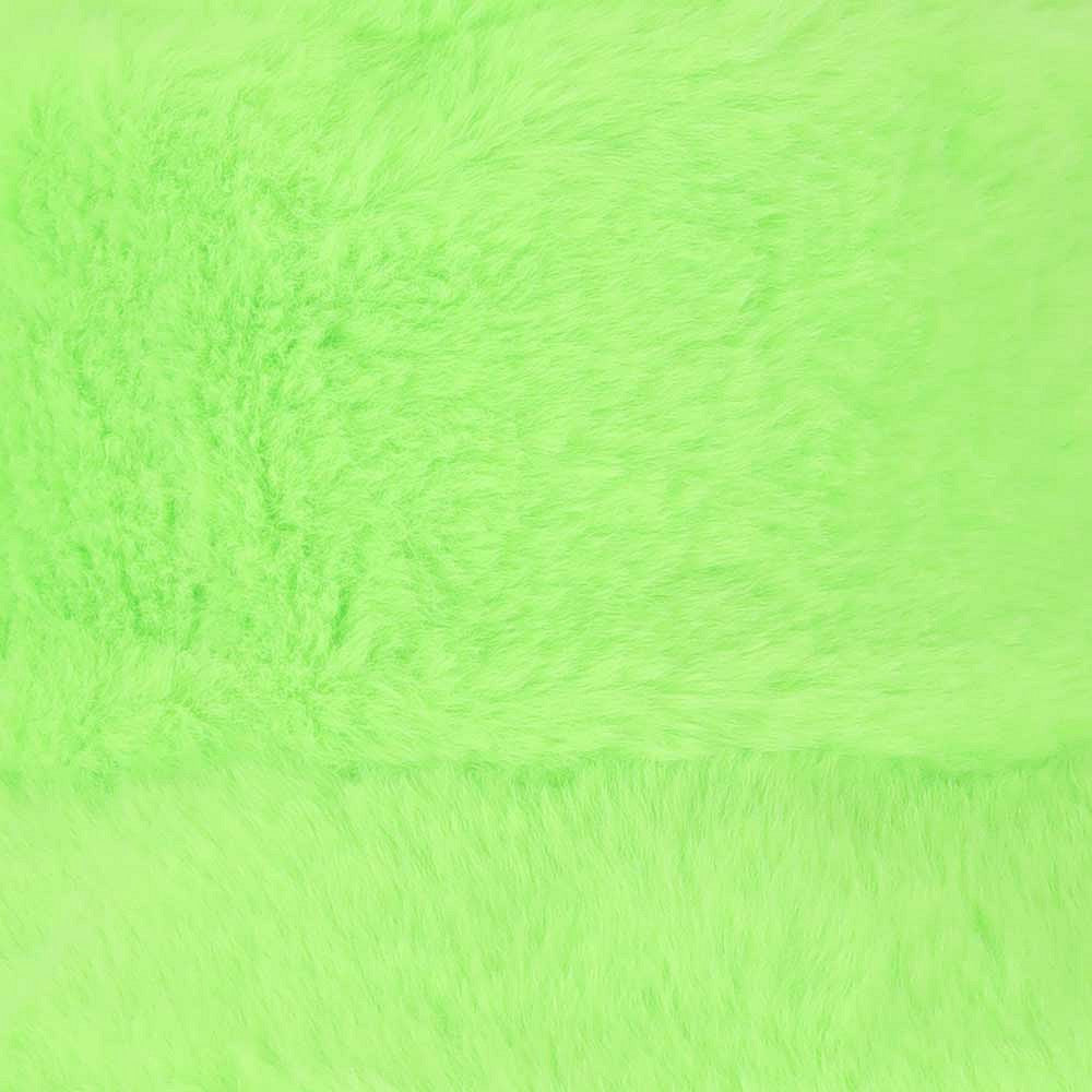 Buckethat - fake fur - neon