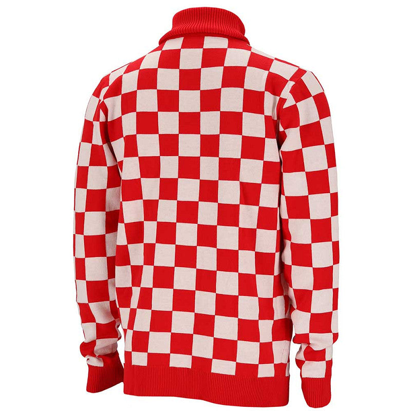 Pull de carnaval du Brabant tricoté - Col roulé