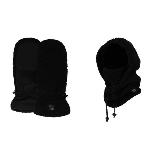 Thermo bivakmuts teddy + Teddy wanten - Dames