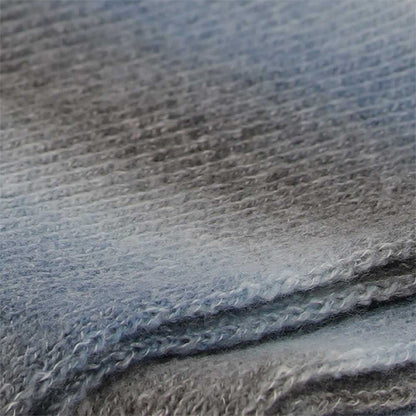 Gebreide sjaal dames - Multi Denim