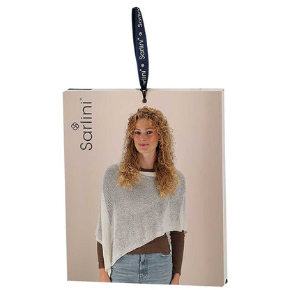 Gebreide zomerponcho - Dames - Offwhite