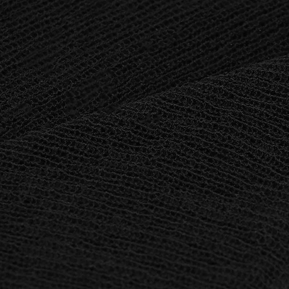 Gebreide zomerponcho - Dames - Zwart