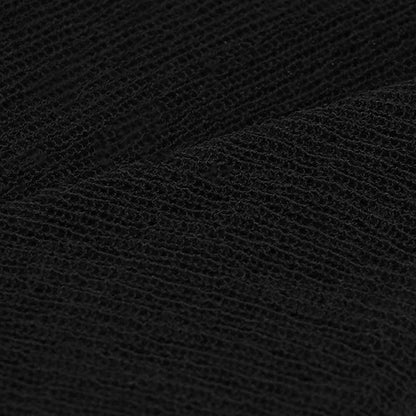 Gebreide zomerponcho - Dames - Zwart