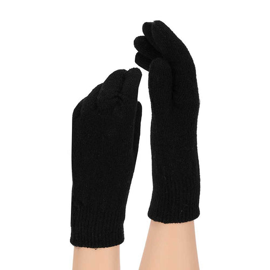 Balaclava + handschoenen dames - Gebreide hoody