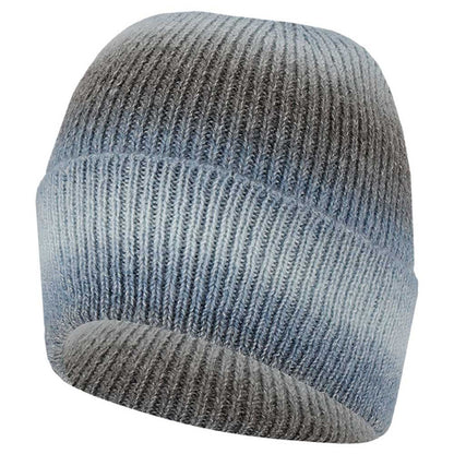 Gebreide muts dames - Multi Denim