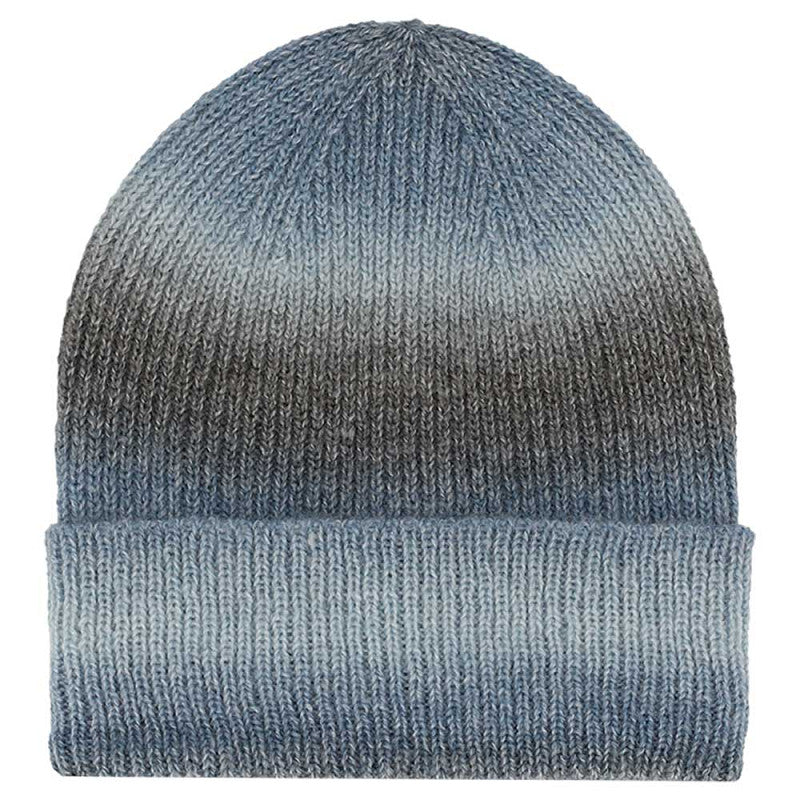 Gebreide muts dames - Multi Denim