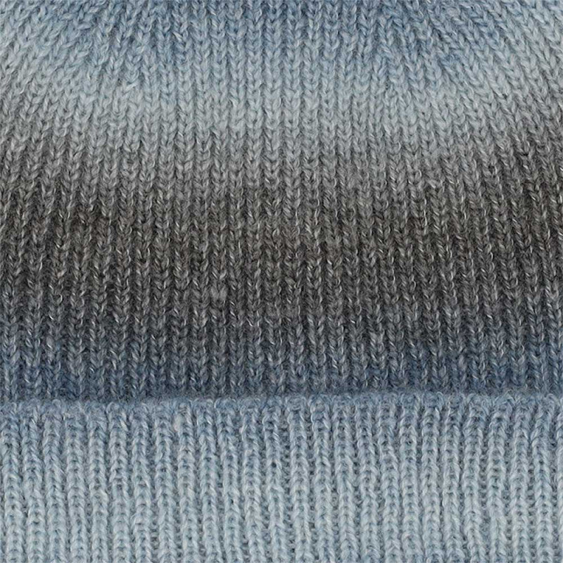 Gebreide muts dames - Multi Denim