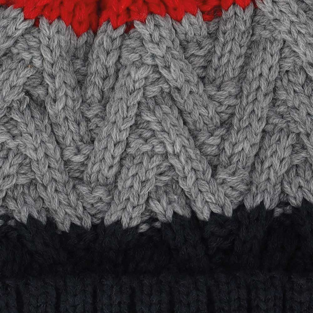 Bonnet d'hiver garçons - Tricoté - Bonnet de ski - Pompon