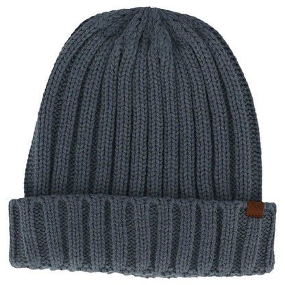 Coarse knit hat men - Fashion